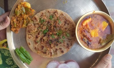 Butter Masala Paneer with Chur chur Naan Keri ka Achar